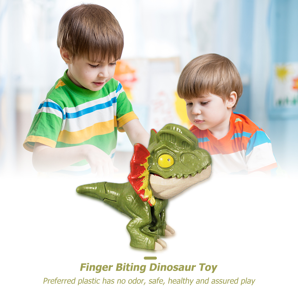 thumbnail image 2 of Dinosaurio de plástico que muerde los dedos, juguetes de broma, juegos de trucos familiares, regalos de Navidad para niños, 2 of 6