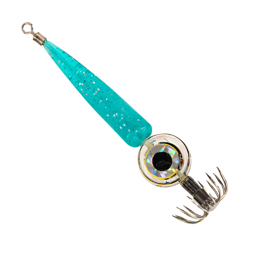 thumbnail image 5 of Señuelo con luz LED para pesca, cebo para peces, calamar, lámpara subacuática de mar, azul, 5 of 8