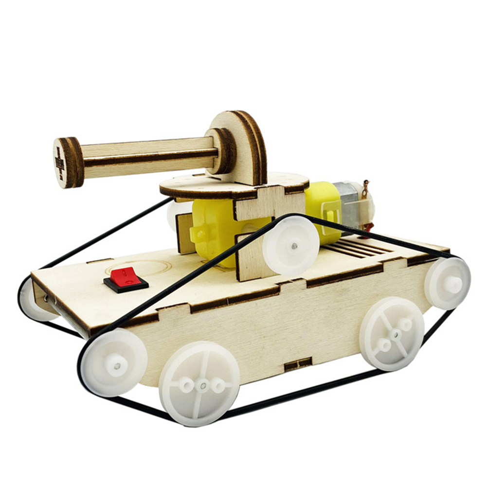 thumbnail image 4 of Kit de ensamblaje de modelo de tanque de madera, ayuda educativa científica para laboratorio escolar, 4 of 9