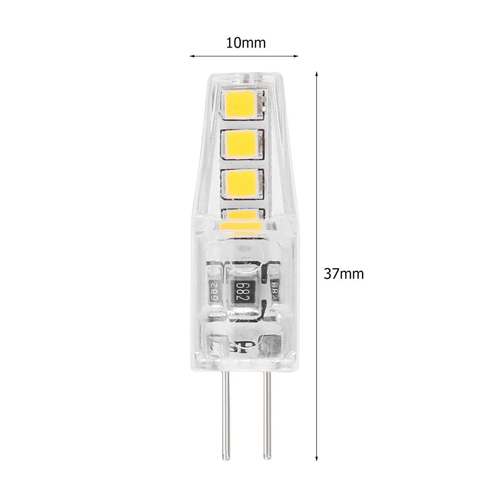 thumbnail image 2 of Lámpara de maíz de silicona de 2W G4 SMD2835 8 LED Lámpara de araña (blanco cálido), 2 of 9