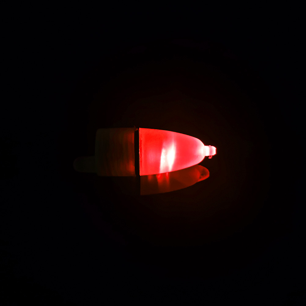 thumbnail image 5 of 10 Uds LED caña de pescar nocturna cebo de mordida anillo de luz de alarma indicador de alerta de campana doble, 5 of 7