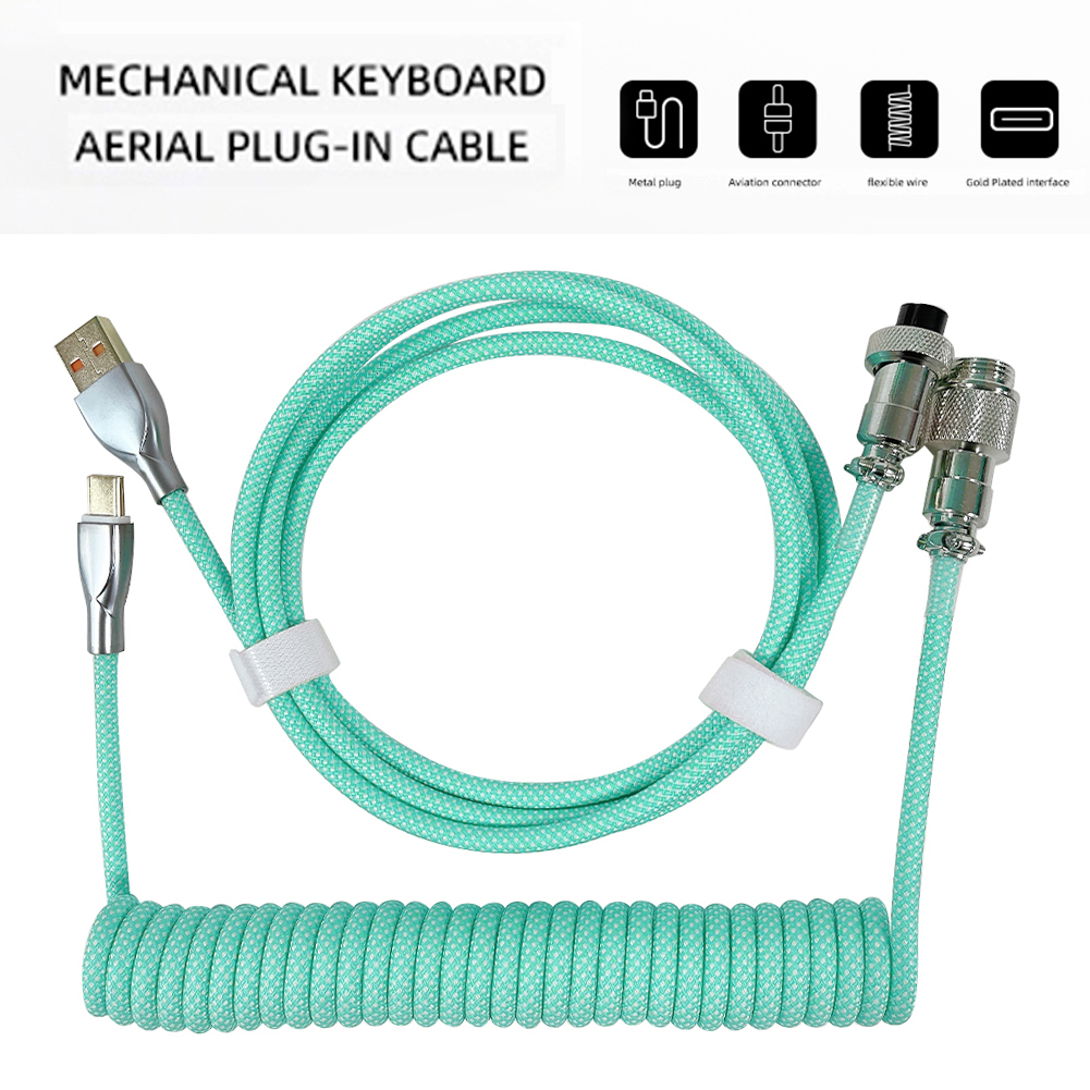 Cable de datos en espiral USB Ehuebsd modelo básico de aviador