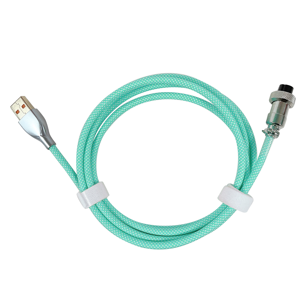 thumbnail image 2 of Cable de datos en espiral USB Ehuebsd modelo básico de aviador, 2 of 8