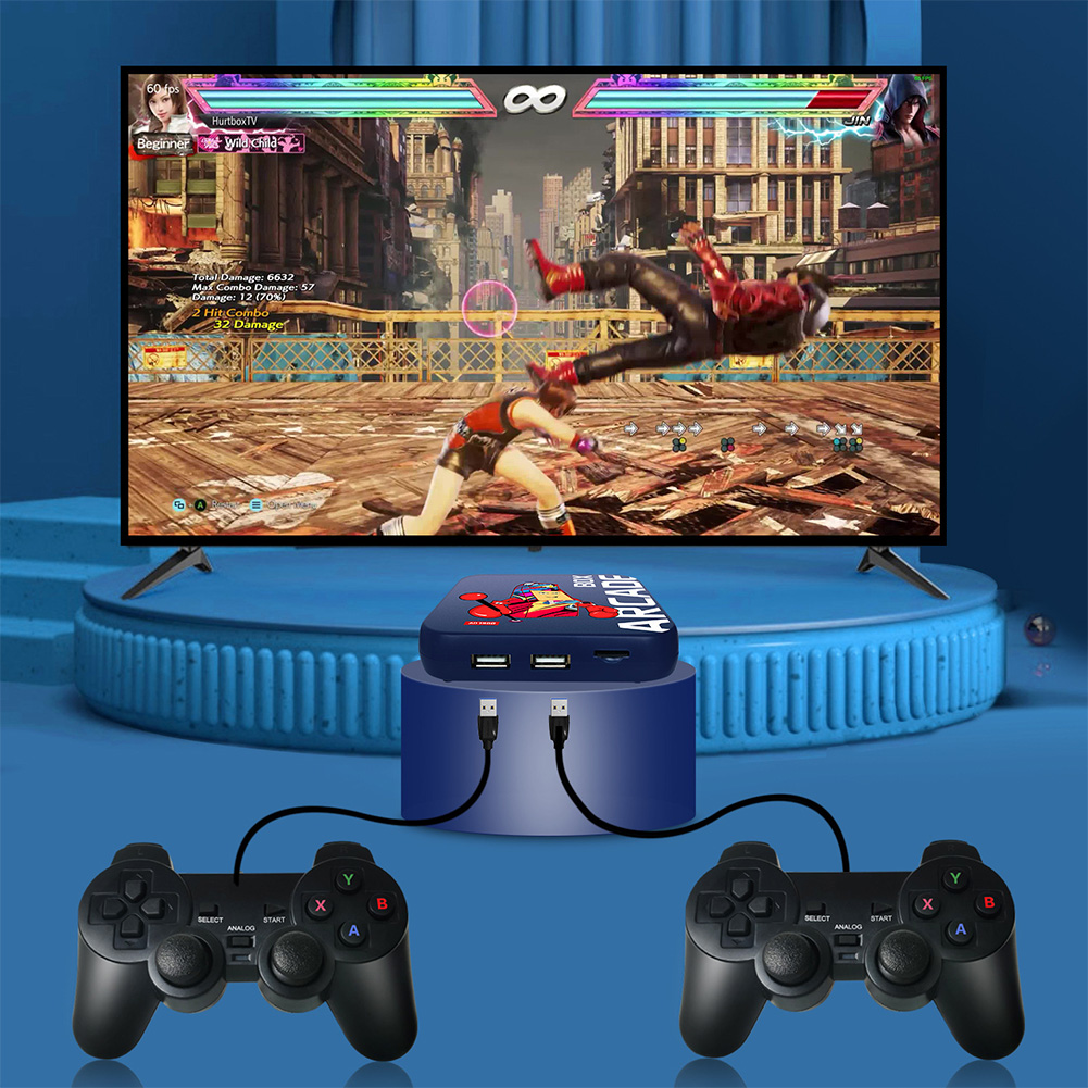 thumbnail image 1 of Consola de juegos Arcade Box Gaming 64G Reproductor de video con controlador inalámbrico (Reino Unido), 1 of 7