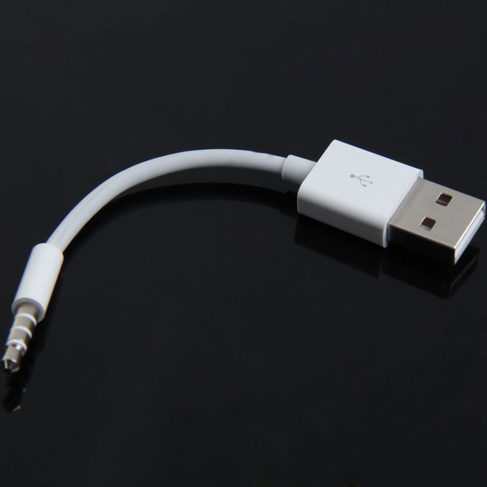 thumbnail image 5 of Cable de audio y sincronización de datos USB de 3,5 mm para iPod Shuffle de tercera y cuarta generación, 5 of 9