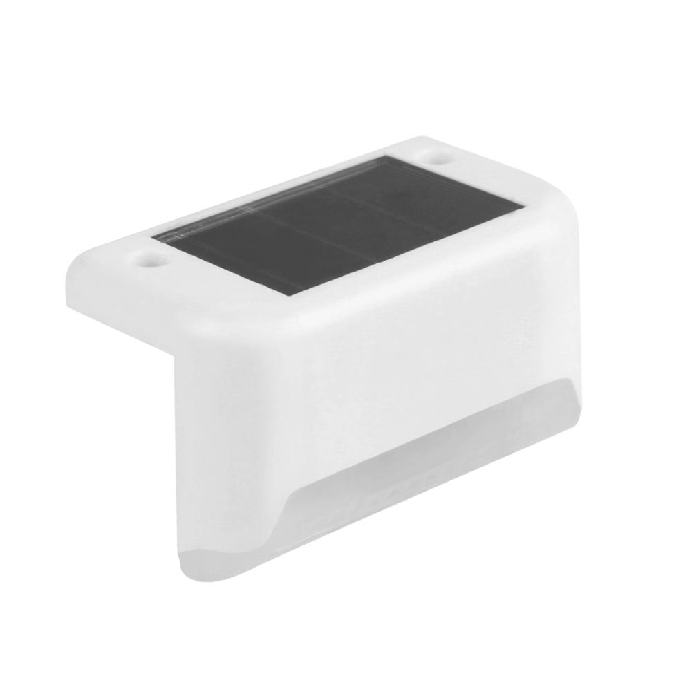 thumbnail image 5 of 4pcs LED al aire libre pared solar escalera luz IP65 porche jardín lámpara (blanco cálido), 5 of 7