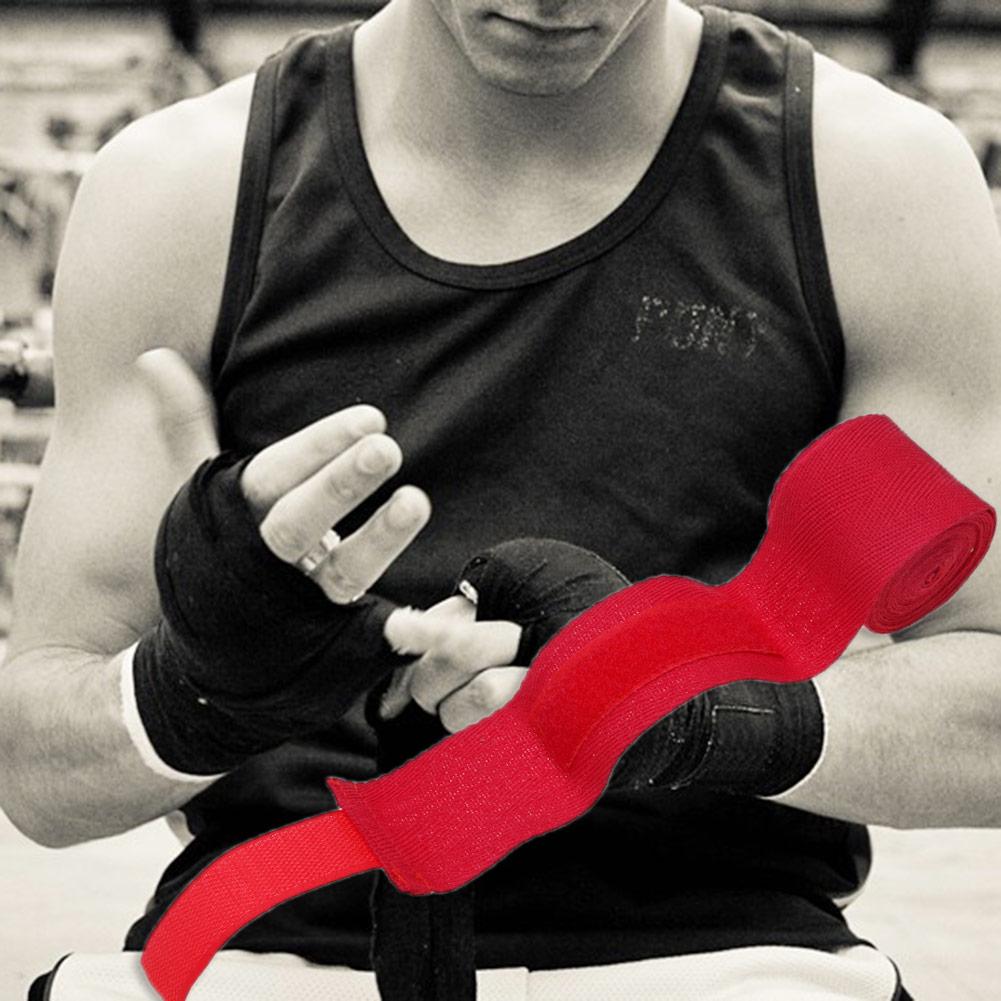 thumbnail image 2 of Correa deportiva vendaje de boxeo Muay MMA Taekwondo guante de mano (amarillo), 2 of 9