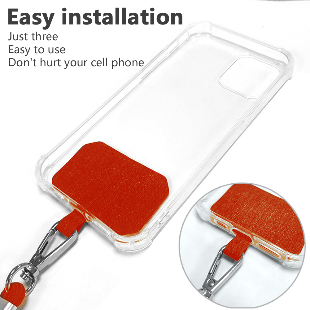 Cordón para teléfono Cuerda universal para teléfono móvil (tarjeta Rainbow + Scarlet) Rojo