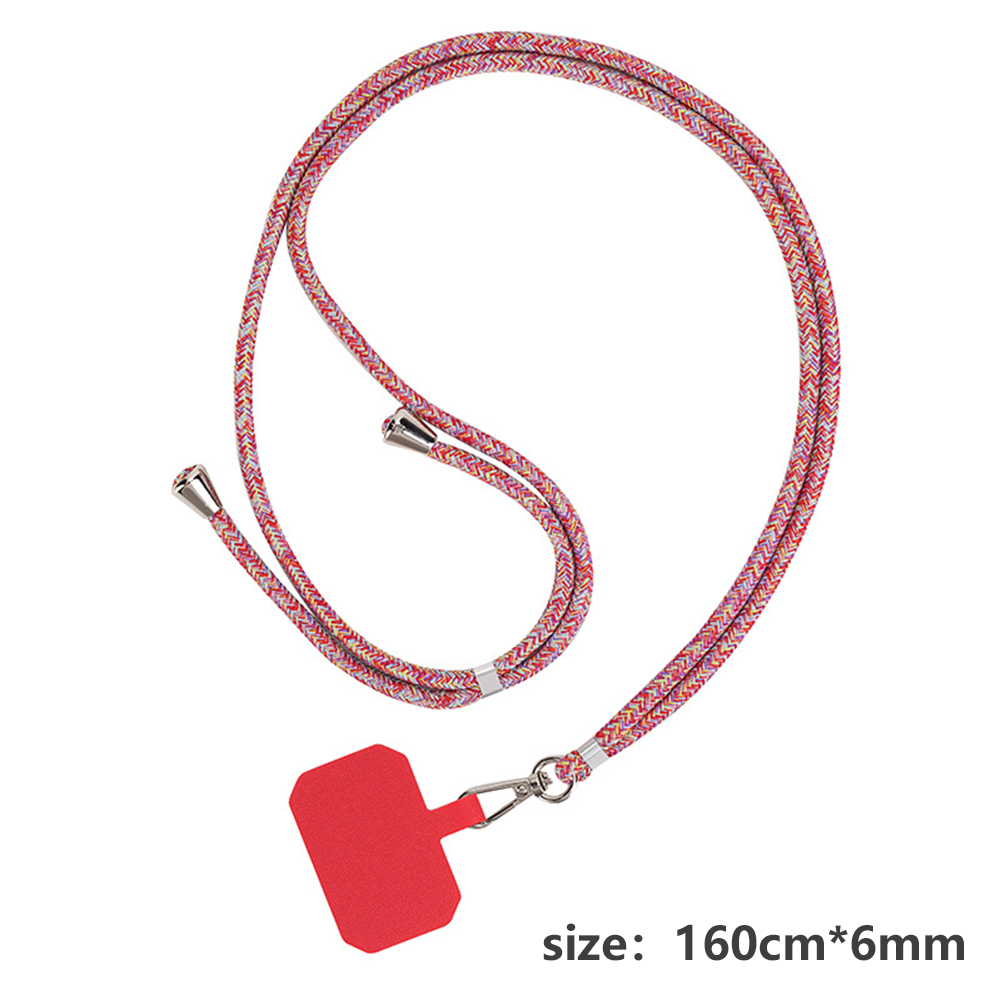 thumbnail image 2 of Cordón para teléfono Cuerda universal para teléfono móvil (tarjeta Rainbow + Scarlet) Rojo, 2 of 6
