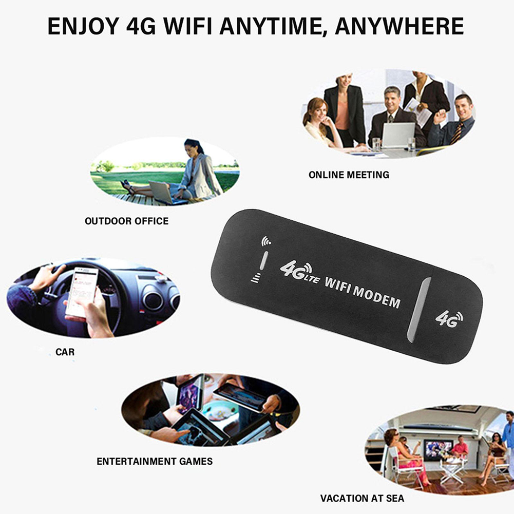 thumbnail image 5 of Módem 4G LTE Desbloqueado Universal Inalámbrico Pequeño WiFi Router Dongle 150Mbps, 5 of 7