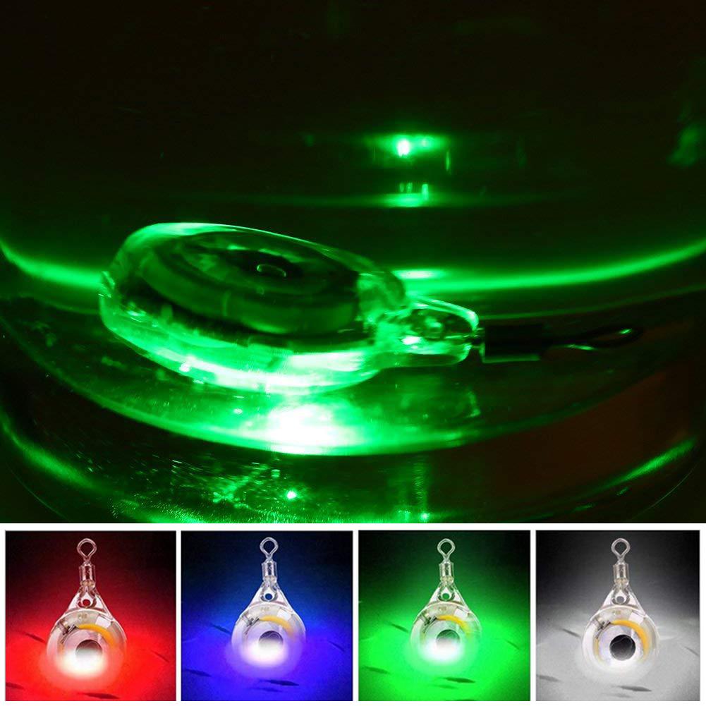 thumbnail image 5 of Luz LED trampa para señuelos de pesca, lámpara luminosa con forma de ojo, cebo de calamar (colorida), 2 uds., 5 of 9