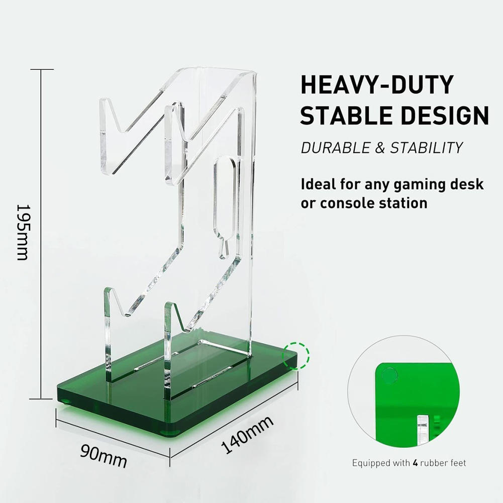 thumbnail image 2 of Soporte acrílico Gamepad para PS4/Xbox One/NS Series Controllers Holder Green, 2 of 6