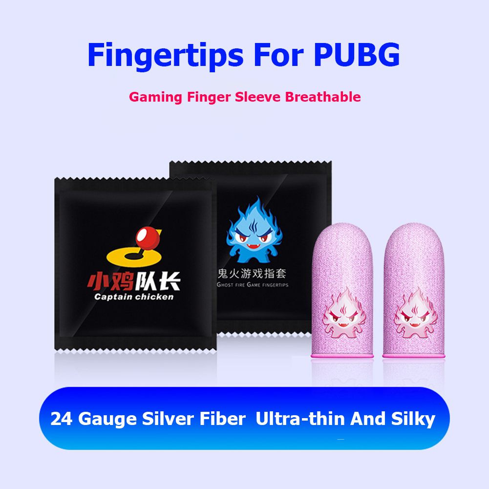 thumbnail image 4 of 1 par de funda para el dedo para juegos, funda luminosa transpirable para las yemas de los dedos para PUBG, 4 of 6