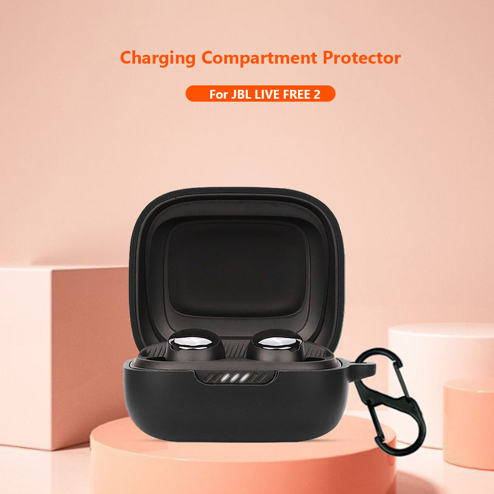 thumbnail image 4 of Funda de silicona lavable para auriculares, funda protectora para JBL LIVE FREE 2, 4 of 7
