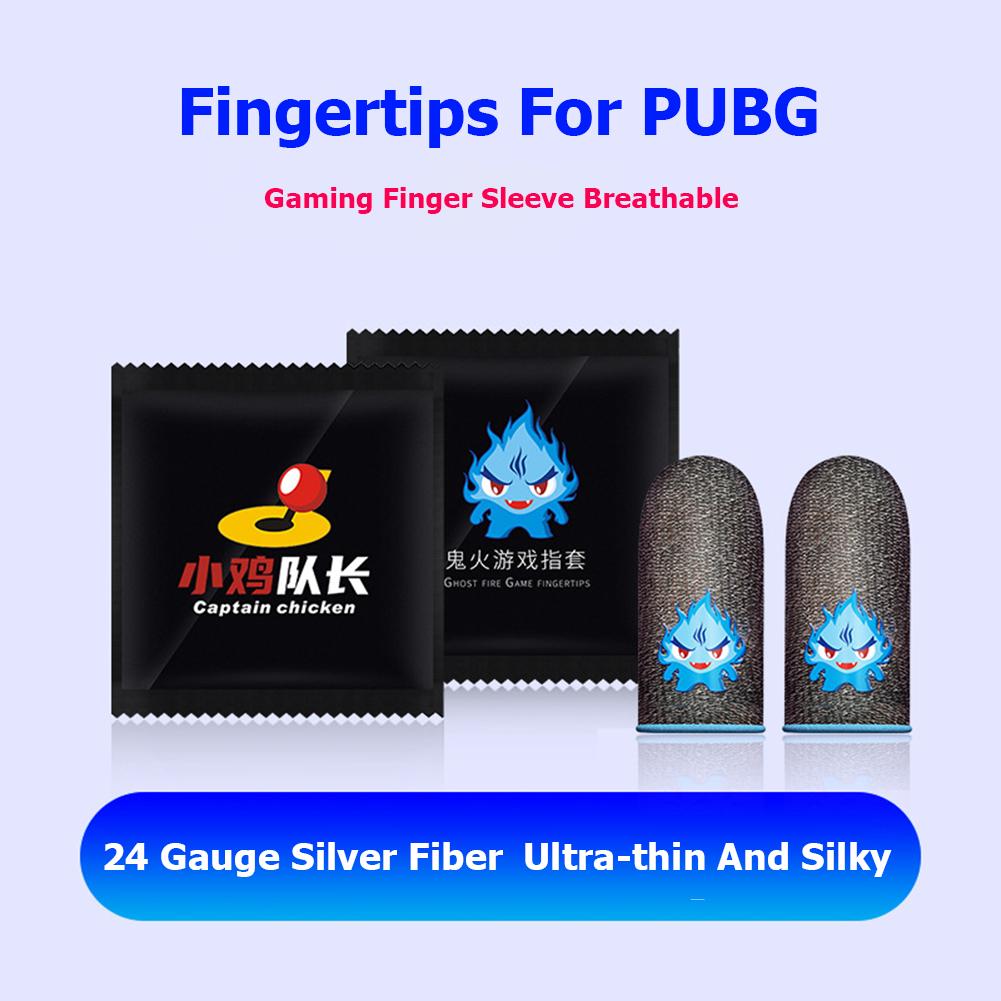 thumbnail image 4 of Funda para el dedo para juegos, funda luminosa para las yemas de los dedos, cunas para PUBG (negro), 1 par, 4 of 9