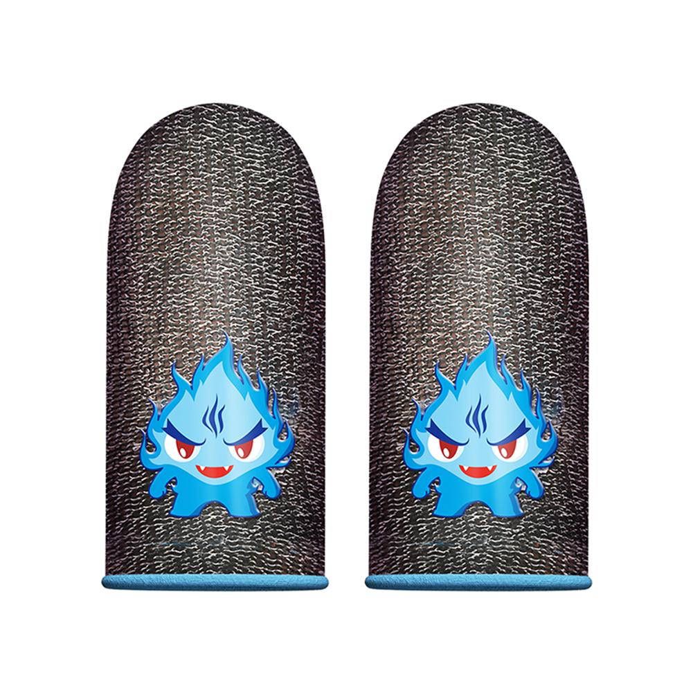 thumbnail image 3 of Funda para el dedo para juegos, funda luminosa para las yemas de los dedos, cunas para PUBG (negro), 1 par, 3 of 9
