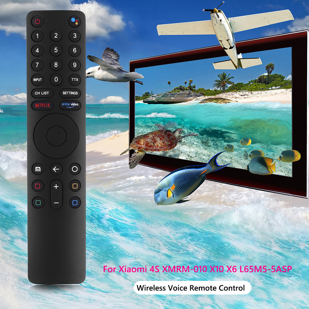thumbnail image 1 of Mando a distancia por voz Compatible con Bluetooth para 4S XMRM-010 X10 X6 L65M5-5ASP, 1 of 8