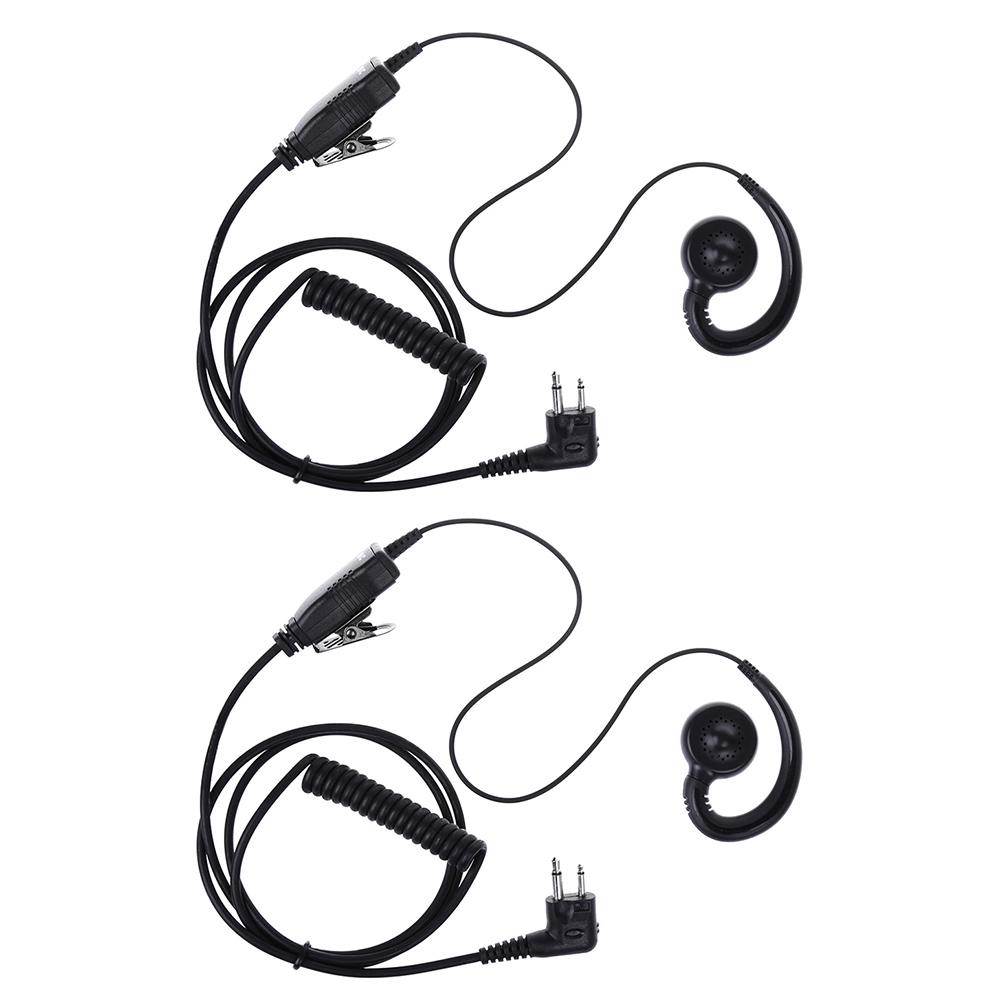 thumbnail image 3 of 2 uds auriculares Walkie Talkie auriculares 180 rotación Radio auricular, 3 of 6