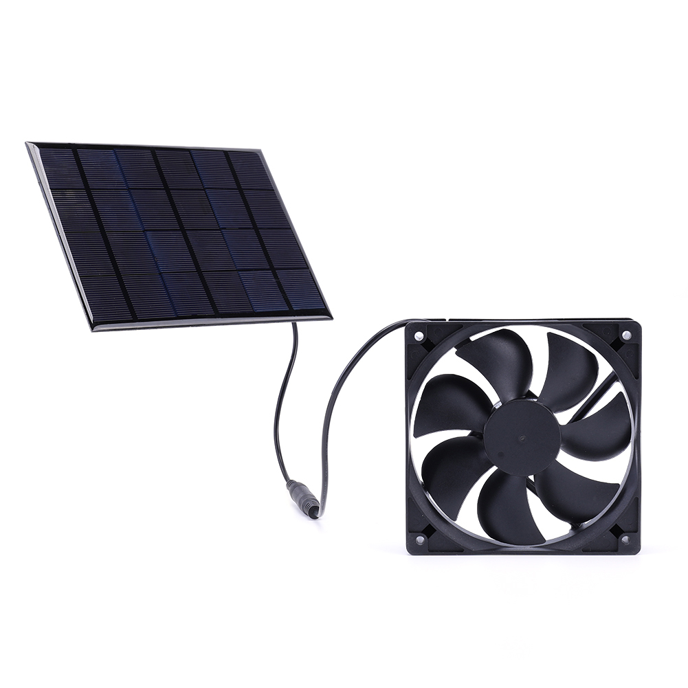 thumbnail image 3 of Panel solar 5W 6V Ehuebsd extractor miniventilador para gallinero de invernadero, 3 of 9