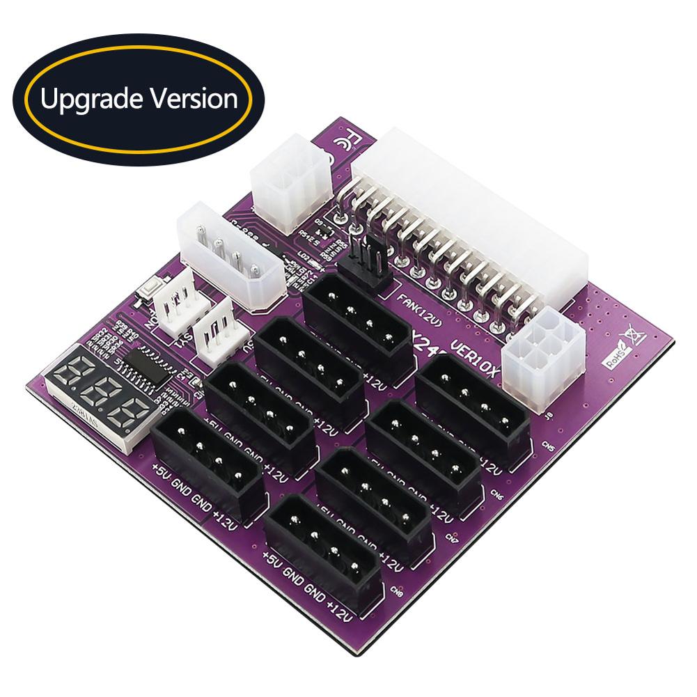 thumbnail image 4 of Placa de conexión de potencia ATX con conectores de alimentación de 4 y 6 pines para minería, 4 of 5