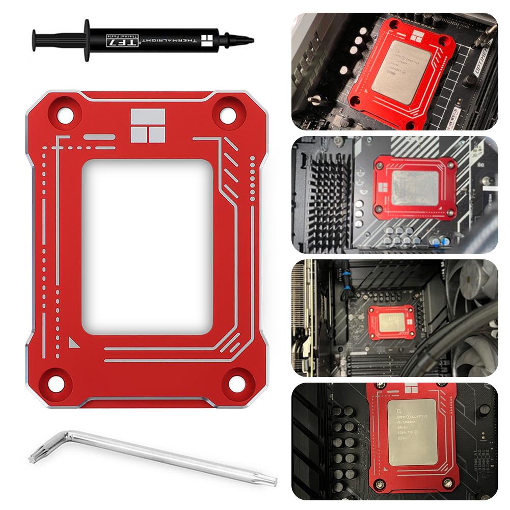 thumbnail image 4 of Placa posterior fija del corrector de flexión de la CPU LGA1700-BCF 12 (rojo), 4 of 9
