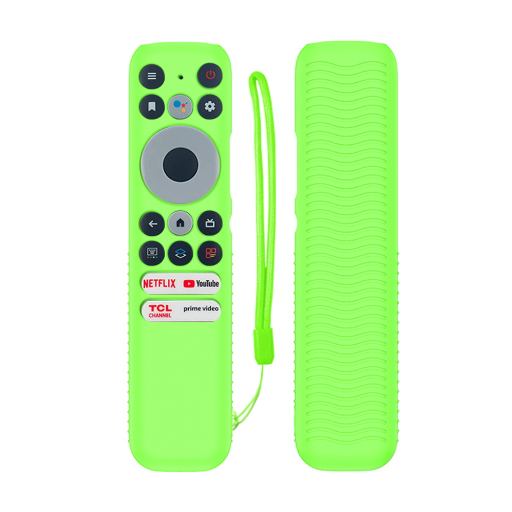 thumbnail image 3 of Funda de silicona Ehuebsd para control remoto TCL RC902N FMR1 (Luminoso) Verde, 3 of 7