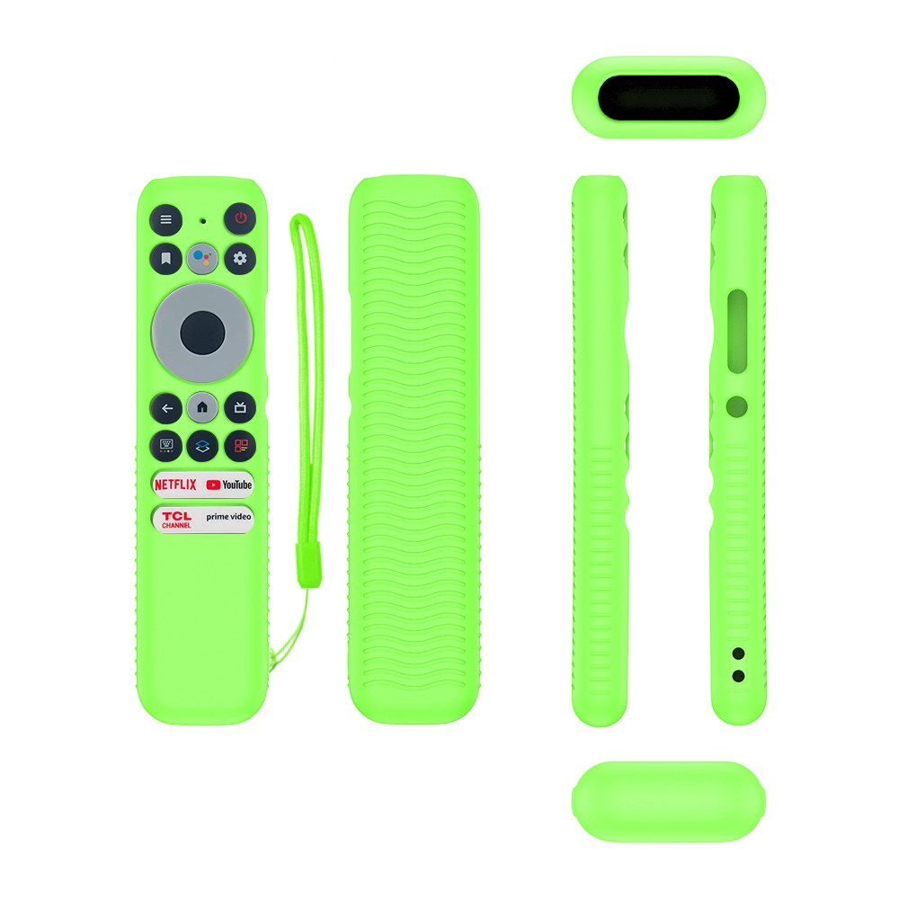 thumbnail image 2 of Funda de silicona Ehuebsd para control remoto TCL RC902N FMR1 (Luminoso) Verde, 2 of 7
