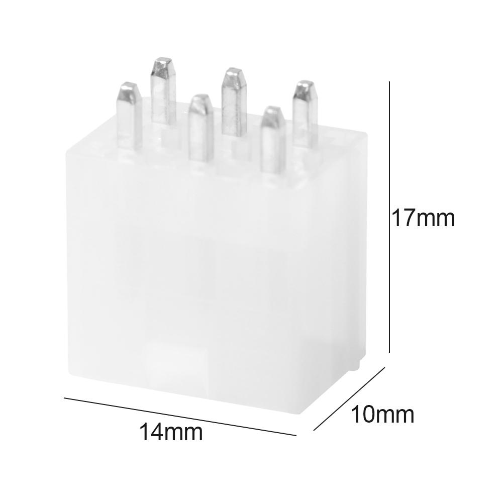 thumbnail image 2 of Conector de minero BTC de 6 pines, fuente de alimentación de repuesto, cabezal Looper, 10 Uds., 2 of 5