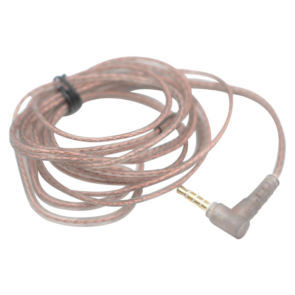 thumbnail image 3 of Cable de auriculares trenzado de cobre de alta pureza para cable KZ/CCA ZST ZSR (C con micrófono), 3 of 8