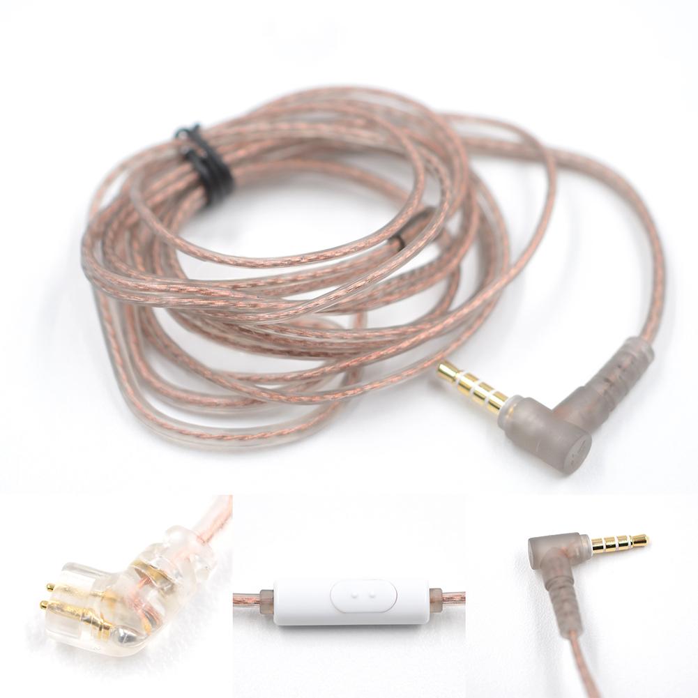 thumbnail image 4 of Cable de auriculares trenzado de cobre de alta pureza para cable KZ/CCA ZST ZSR (C con micrófono), 4 of 8