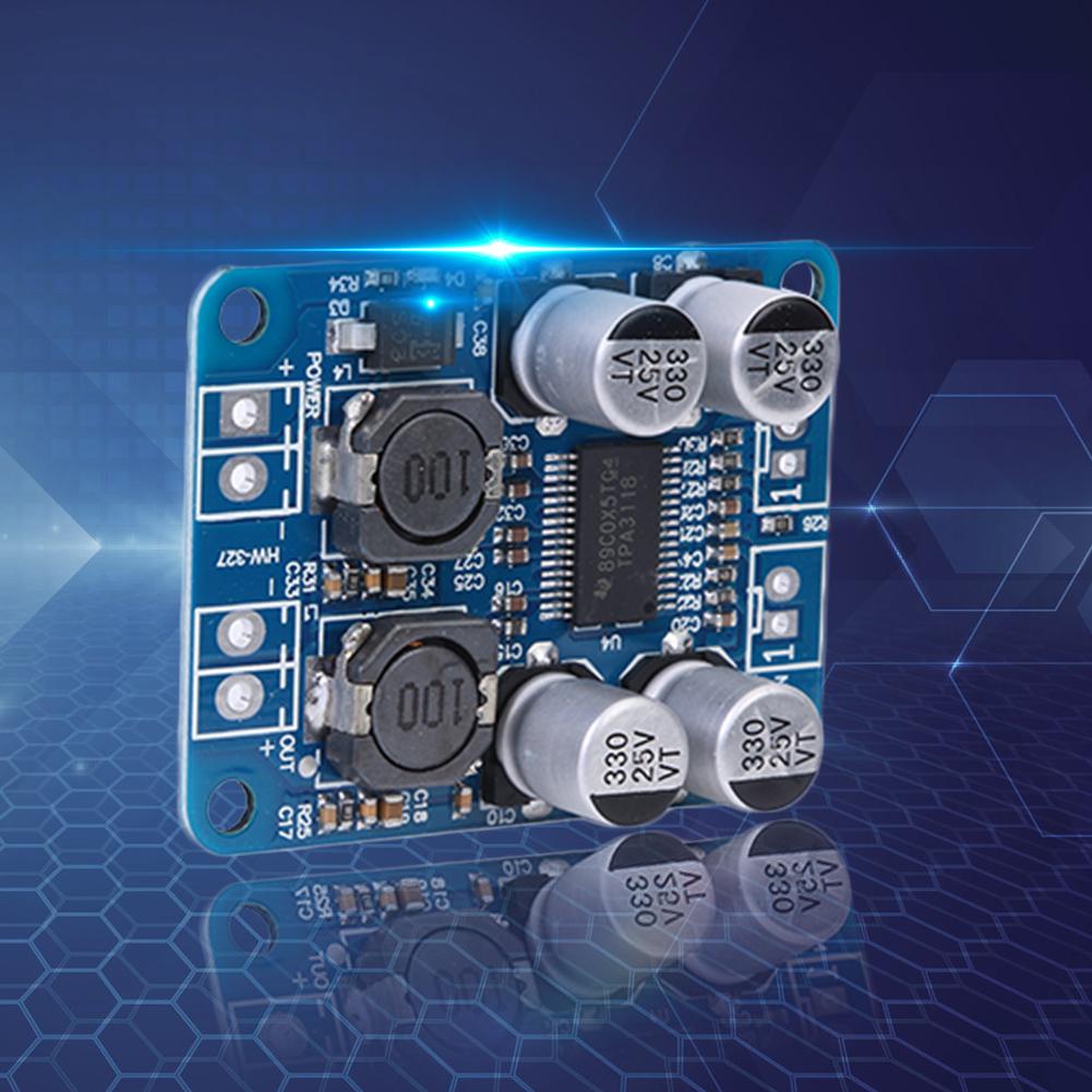 thumbnail image 4 of TPA3118 PBTL Mono DC8-24V 60W Placa de amplificador de audio digital Módulo AMP Chip, 4 of 5