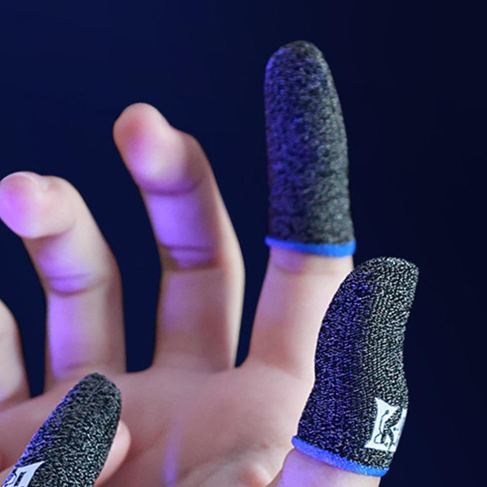 thumbnail image 1 of Fundas para dedos para PUBG, funda para pulgar con pantalla táctil sensible y transpirable, 2 uds., 1 of 5