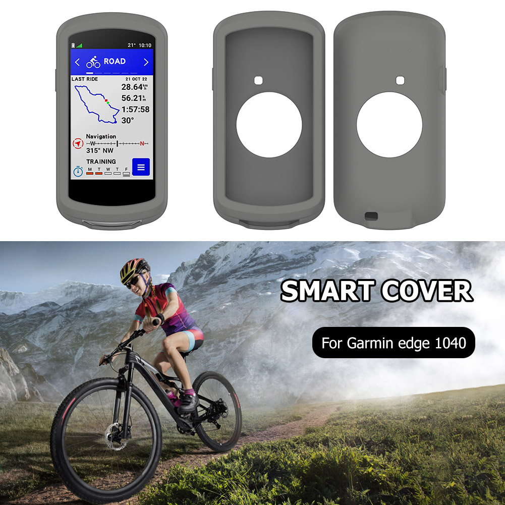 thumbnail image 4 of Funda Silicona GPS Ciclismo Computadora Anticaída para Garmin Edge 1040 Ehuebsd Gris Oscuro, 4 of 7