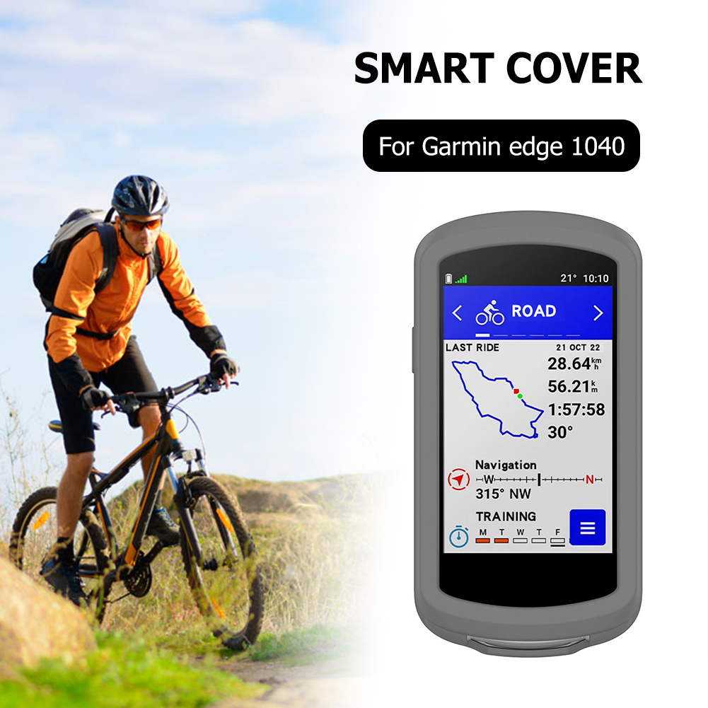 thumbnail image 5 of Funda Silicona GPS Ciclismo Computadora Anticaída para Garmin Edge 1040 Ehuebsd Gris Oscuro, 5 of 7