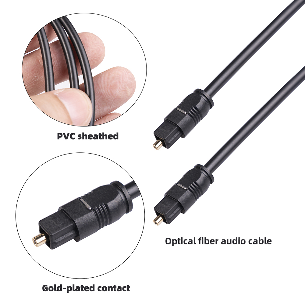 thumbnail image 5 of Cable de audio óptico digital a cable de fibra para reproductor de CD de TV PS3 Xbox, 5 of 6