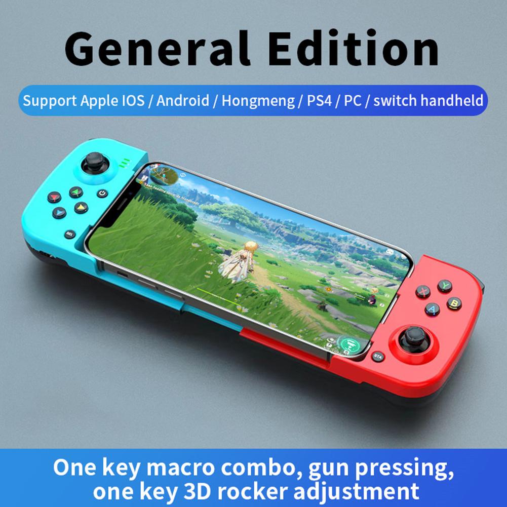 thumbnail image 4 of Controlador compatible con Bluetooth para teléfono móvil PUBG (rojo azul), 4 of 9