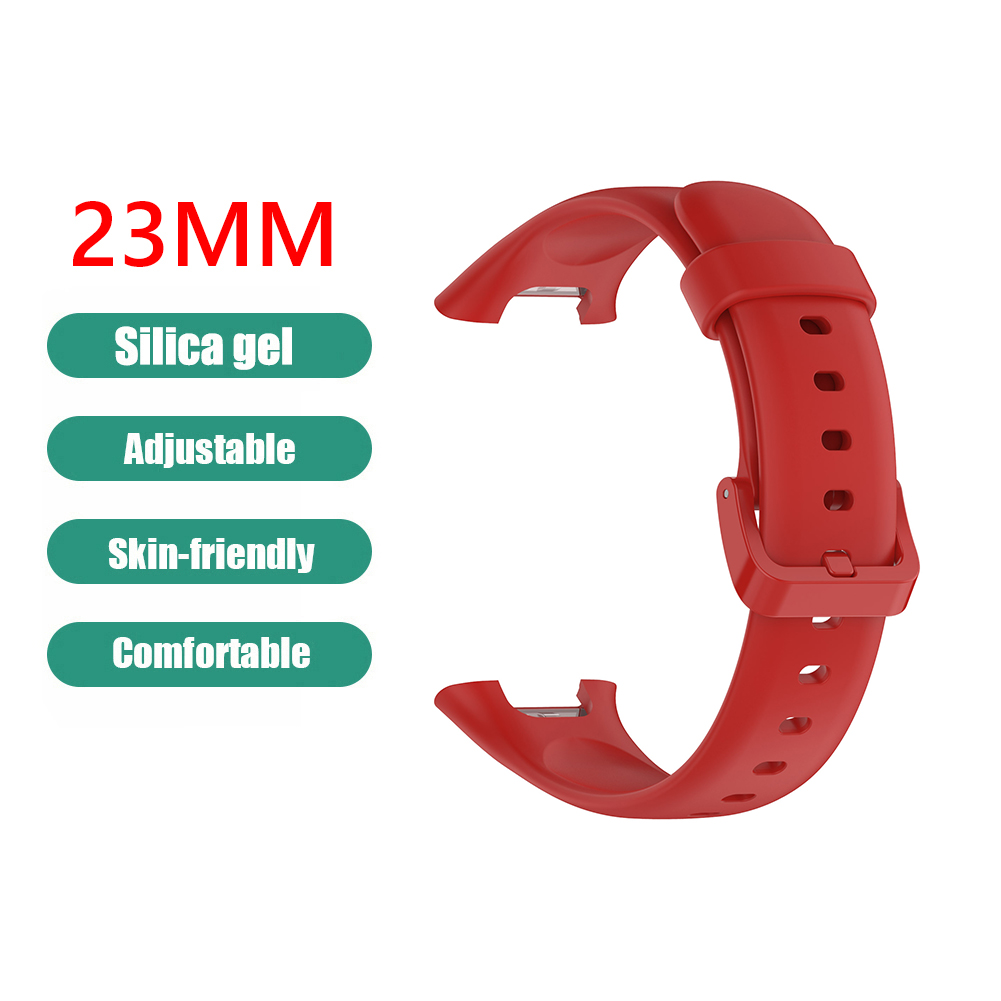 thumbnail image 4 of Correa Deportiva Correa de Silicona Ajustable Transpirable para Xiaomi Mi Band 7 Pro Roja, 4 of 6
