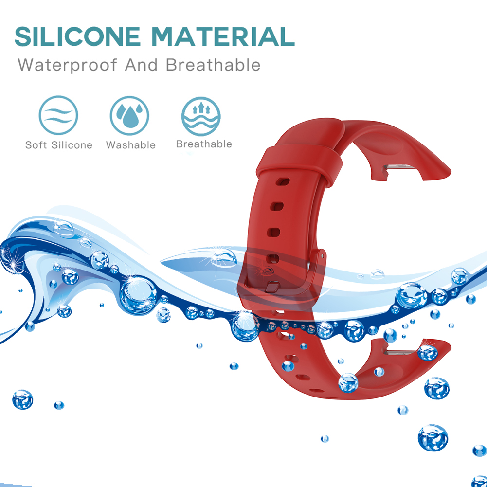 thumbnail image 1 of Correa Deportiva Correa de Silicona Ajustable Transpirable para Xiaomi Mi Band 7 Pro Roja, 1 of 6