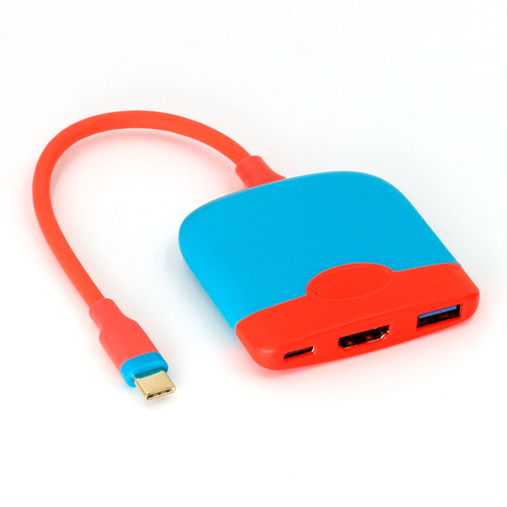 thumbnail image 3 of 3 en 1 Switch Dock Type-C a Switch Dock Hub compatible con HDMI para Nintendo Switch, 3 of 9
