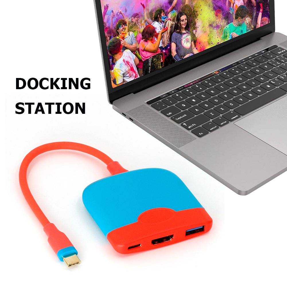 thumbnail image 4 of 3 en 1 Switch Dock Type-C a Switch Dock Hub compatible con HDMI para Nintendo Switch, 4 of 9