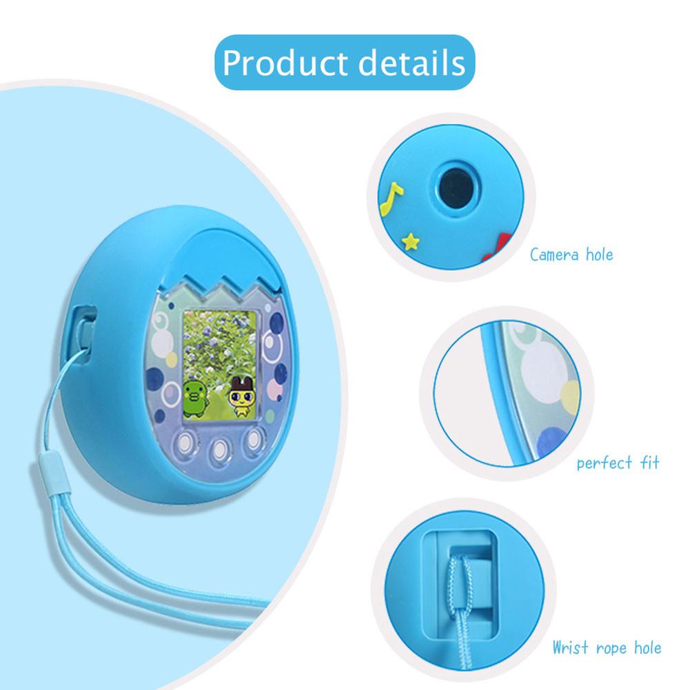thumbnail image 2 of Protector electrónico para máquina de mascotas, cubierta impermeable para Tamagotchi Pix (azul), 2 of 2