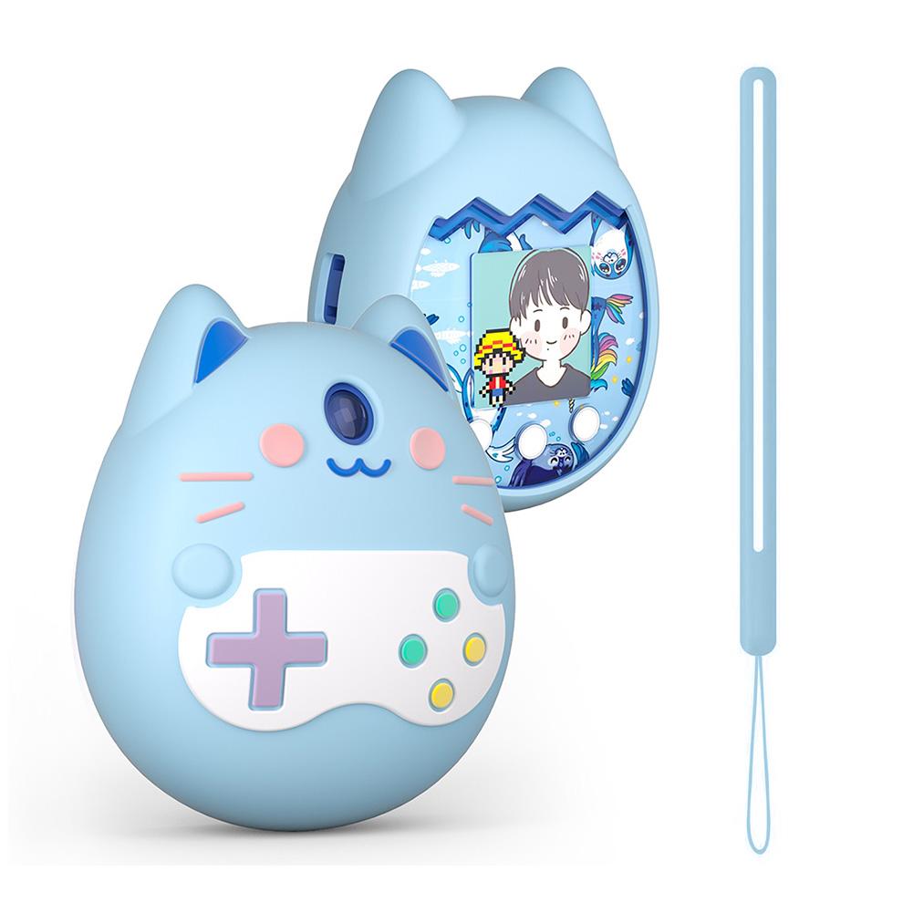 Funda de silicona para máquina de juego Virtual Pets para Tamagotchi Pix (azul)