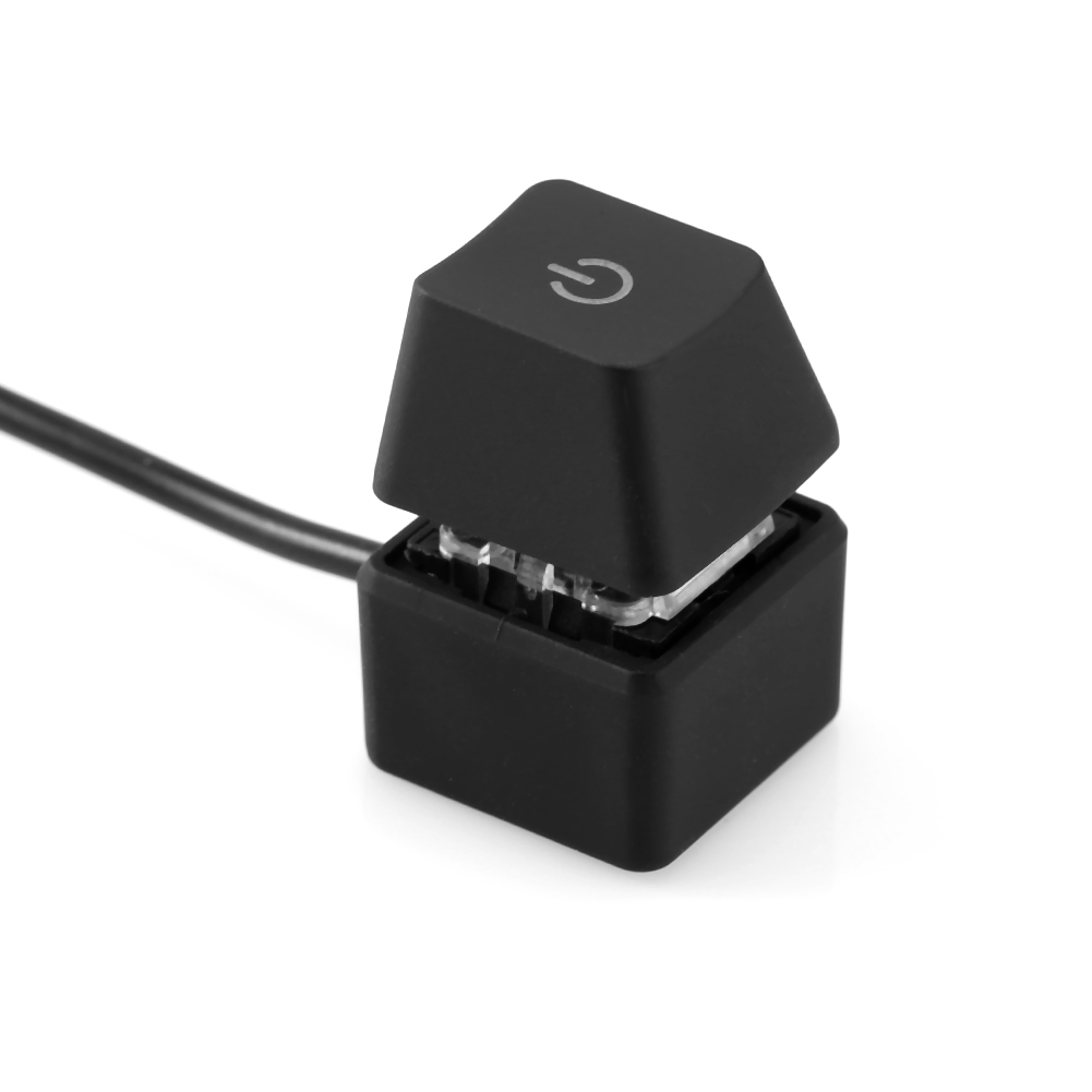 thumbnail image 2 of Interruptor de alimentación de computadora de escritorio, botón de encendido/apagado, cable de extensión de 2m para placa base de pc, 2 of 9