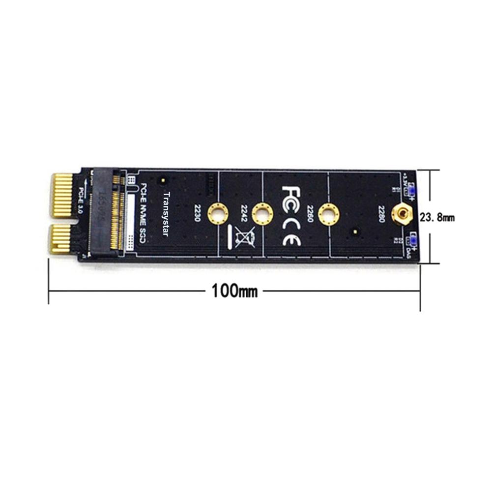 thumbnail image 2 of Tarjeta adaptadora de conversión M.2 NVME SSD PCIE M2 Key SSD Drive Riser para ordenador portátil, 2 of 5