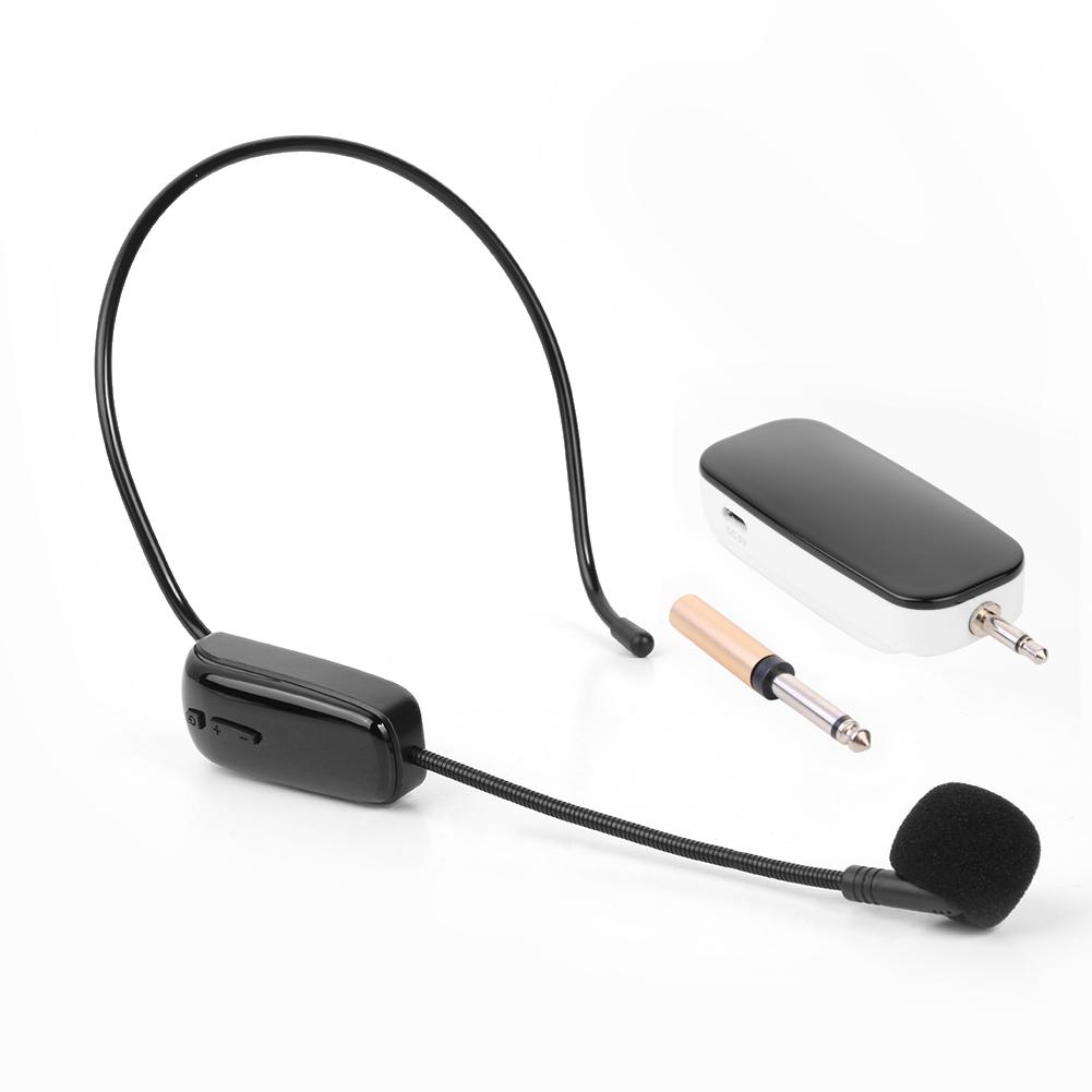 thumbnail image 3 of Micrófono inalámbrico con auriculares UHF con receptor para enseñar amplificador de voz, 3 of 6