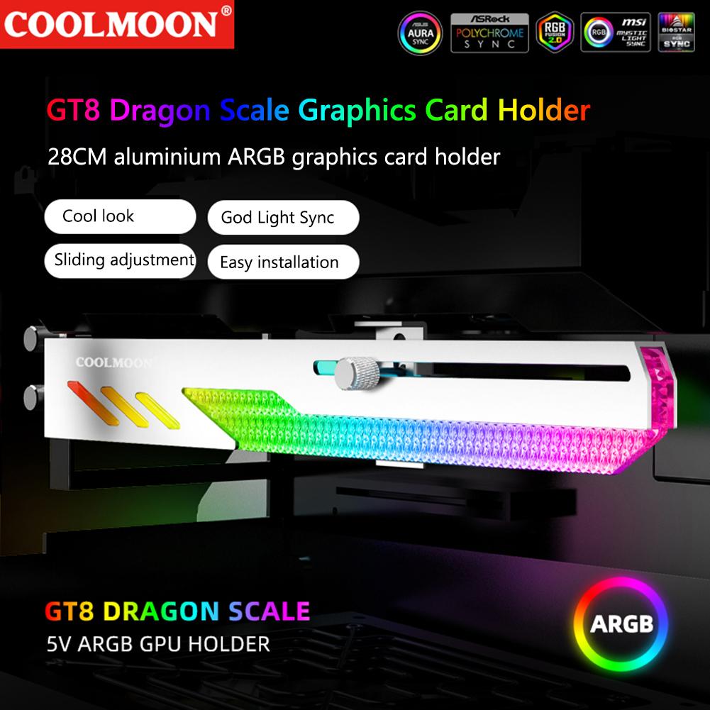 thumbnail image 4 of Soporte horizontal para GPU GT8 Soporte para tarjeta de video Soporte para GPU (blanco), 4 of 9