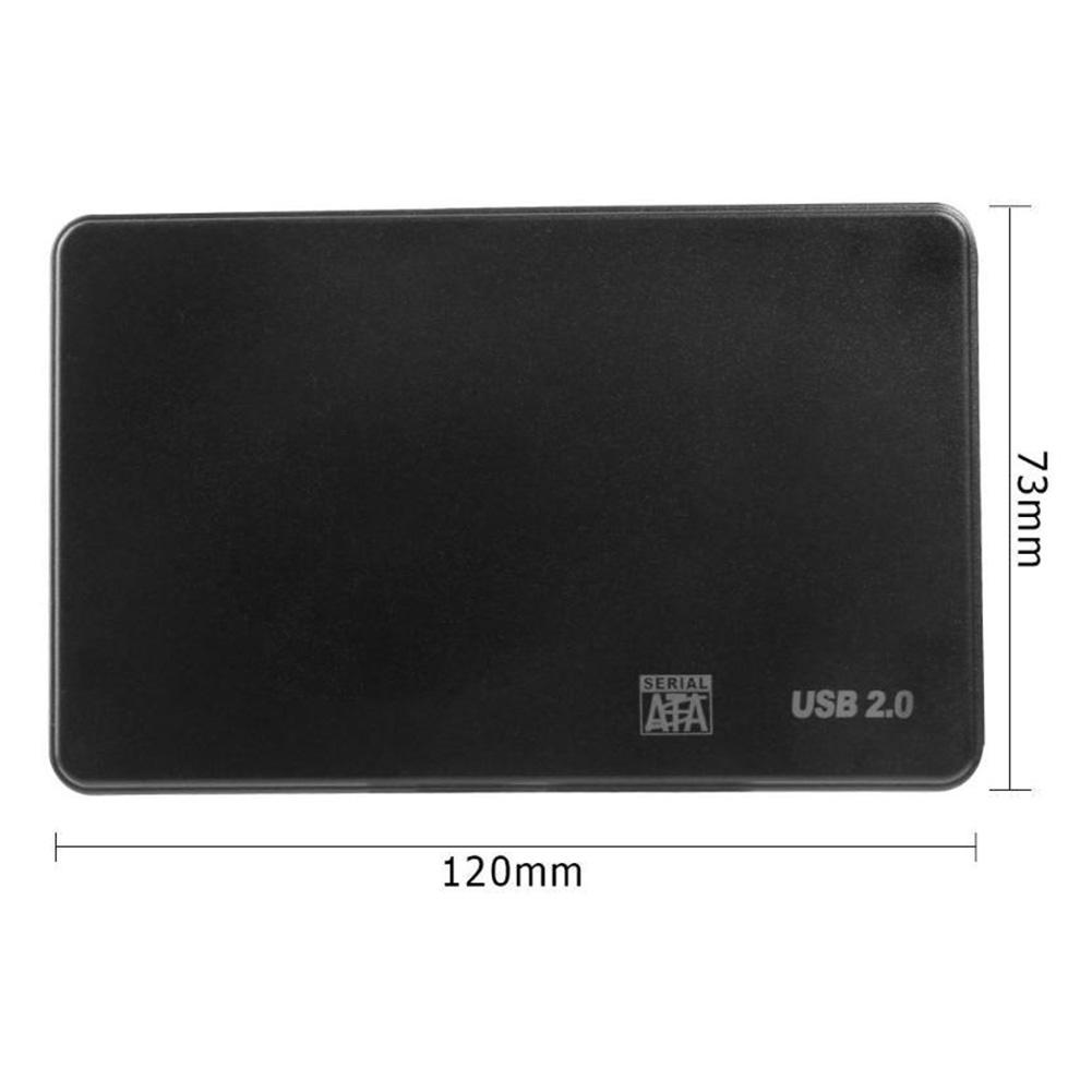 thumbnail image 2 of Caja plástica del recinto de 3TB USB 2.0 caja móvil de 2,5 pulgadas SATA SSD HDD, 2 of 8