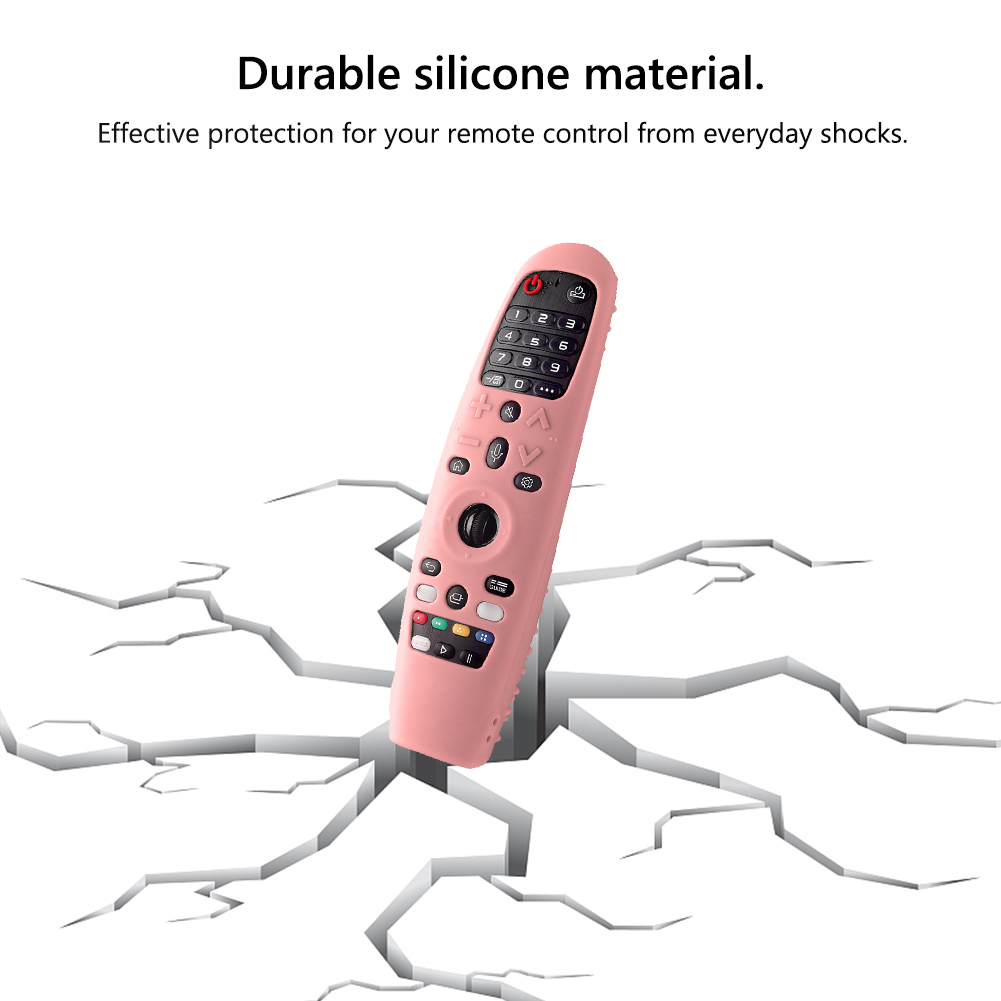 thumbnail image 2 of Funda Protectora Ehuebsd Funda Impermeable de Silicona para Control Remoto Mágico Rosa, 2 of 7