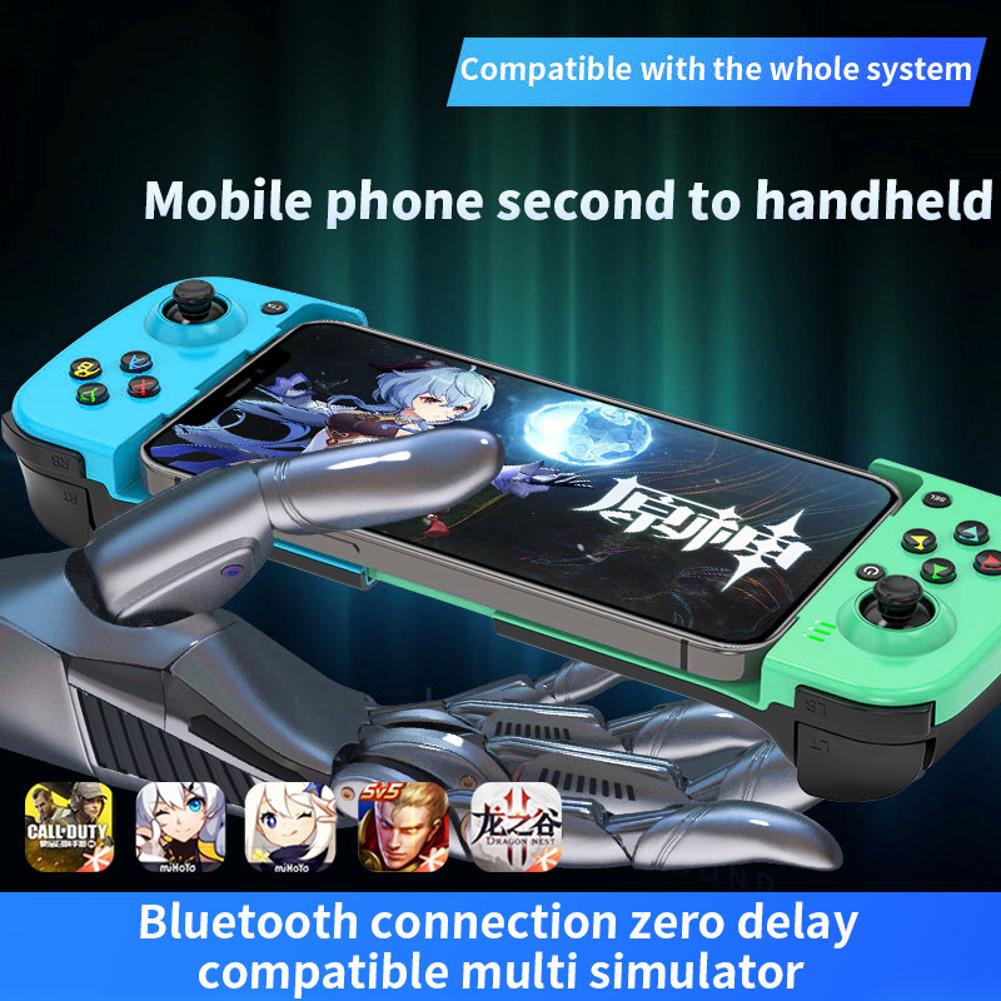 thumbnail image 4 of Controlador compatible con Bluetooth para teléfono móvil PUBG (azul verde), 4 of 9