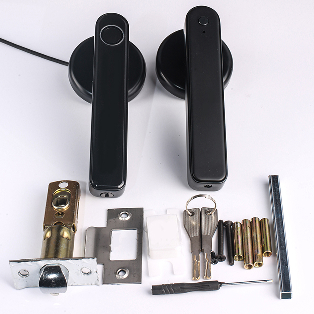 thumbnail image 2 of Cerradura de puerta electrónica compatible con Bluetooth Cerradura inteligente de entrada sin llave para apartamento, 2 of 9